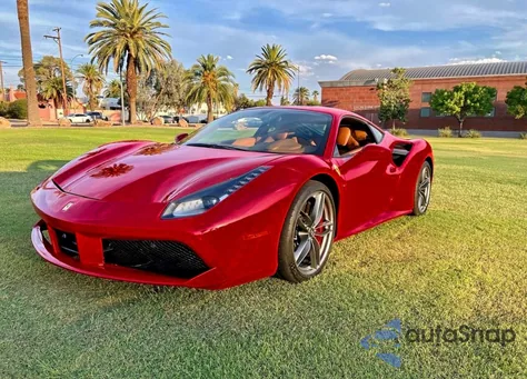 2016 Ferrari 488 Gtb z USA, uszkodzony, nr VIN ZFF79ALA5G0214993